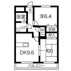 網干駅 徒歩3分 3階の物件間取画像